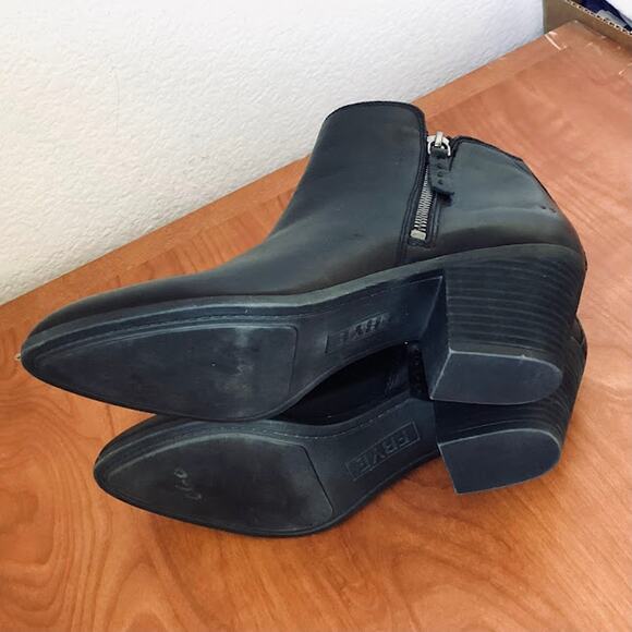 FRYE Women's Judith Double Zip Bootie Leather Ankle Boot in Black Size 10M - Picture 10 of 11